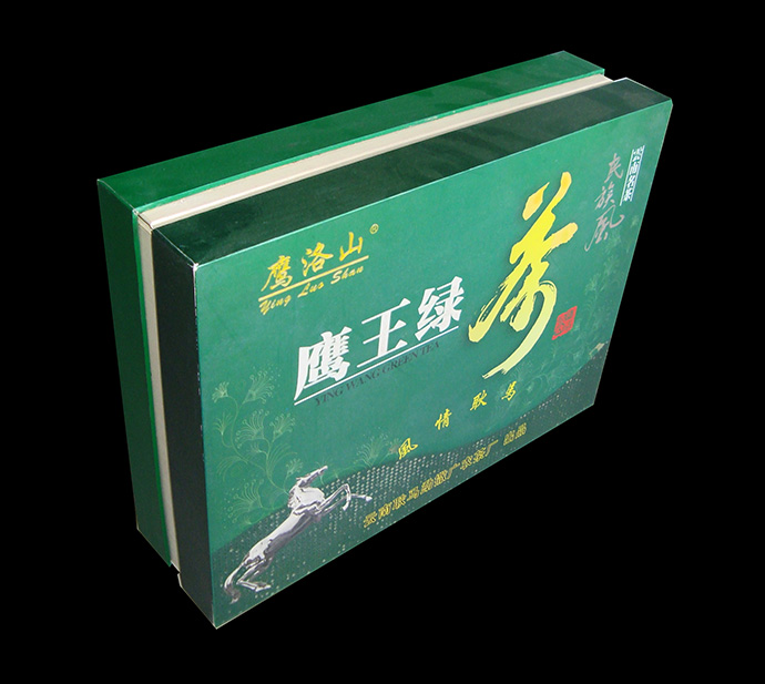 速邇包裝鷹王綠茶高檔禮品盒
